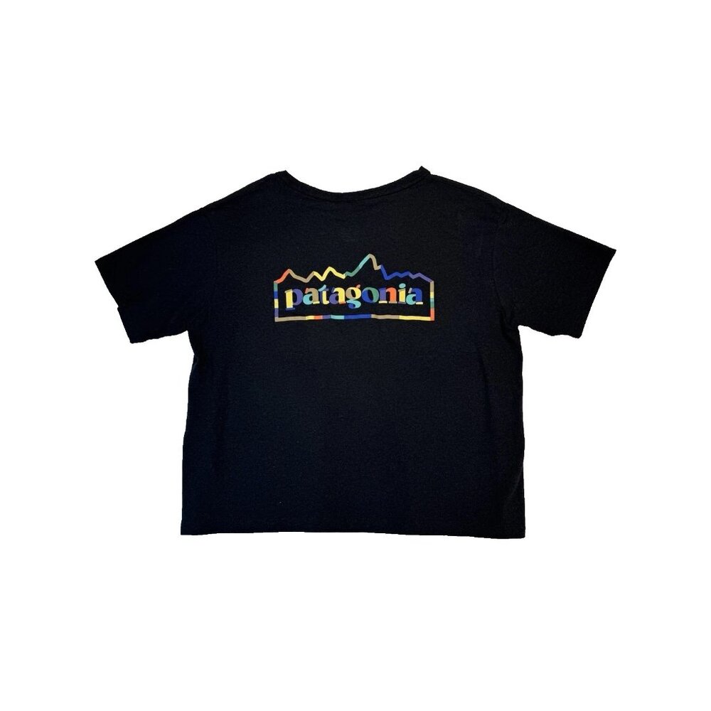 Patagonia Women's Unity Fitz Easy-Cut Responsibili-Tee T-Shirt Black Size Small
